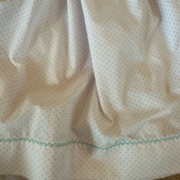 Southern Smocked Co Smocked Cottontail Bunnies Bishop Light Pink Tiny Dot 24M/2T - Picture 9 of 12